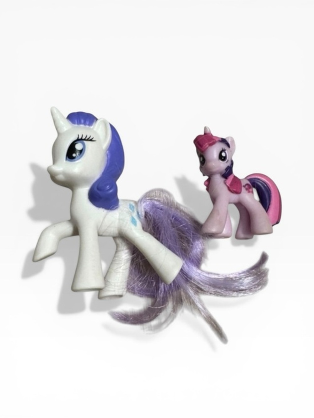 My Little Pony Rarity And Twilight Sparkle Mini Ponies  McDonalds Collectibles
